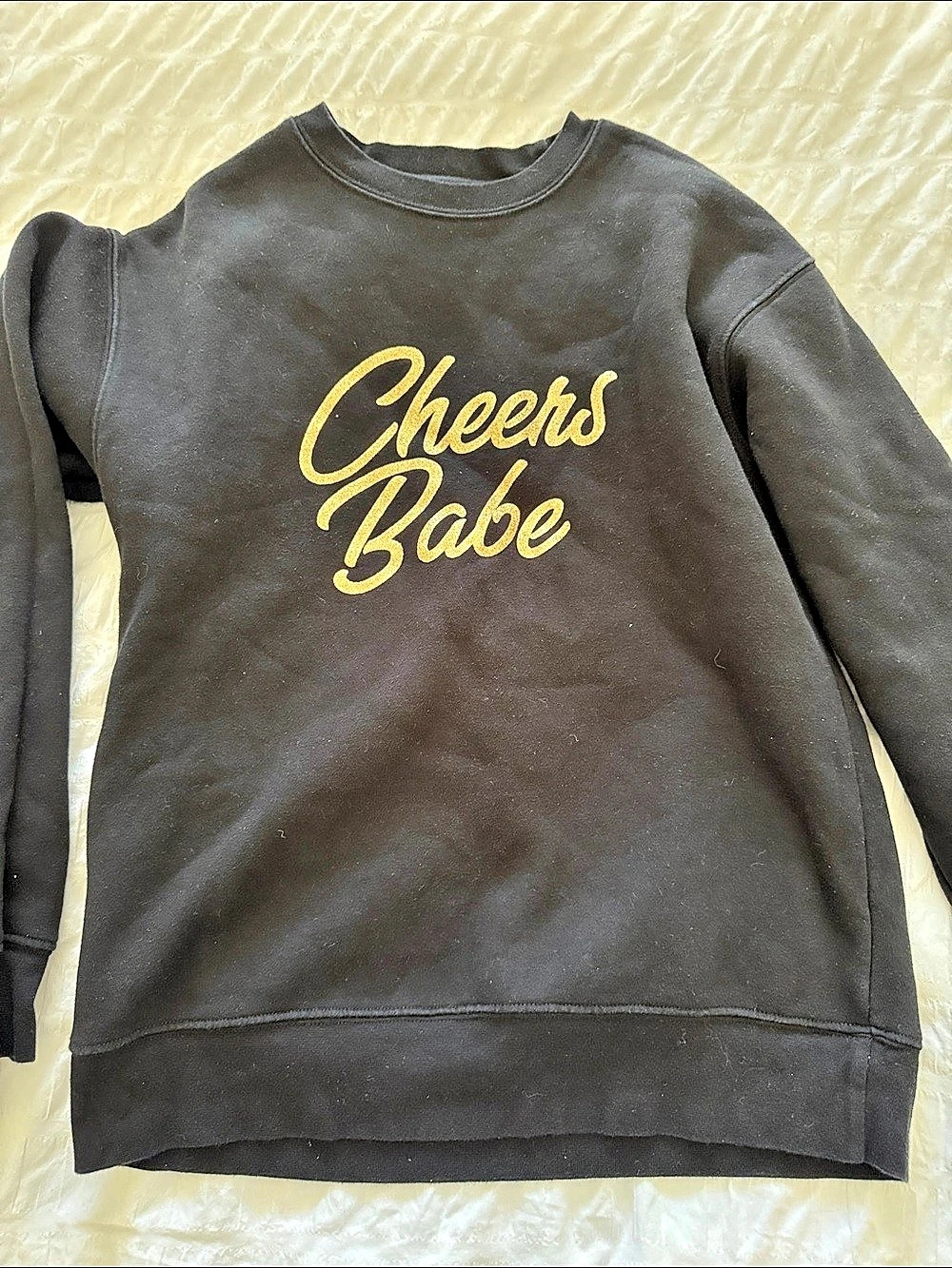 Limited Edition - Brunette The Label Cheers Babe Graphic Sweatshirt